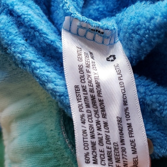 Wild Fable™ High-Rise Fleece Bermuda Shorts in Tie-Dye Size XS - Picture 8 of 9